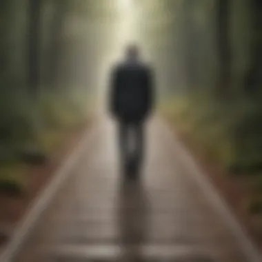 Visual metaphor for the journey of reconciliation or separation