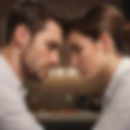 Illustration depicting the essence of narcissism in relationships