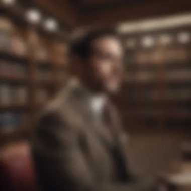 Timeless Tales of Masculinity A classic library filled with timeless literary works.