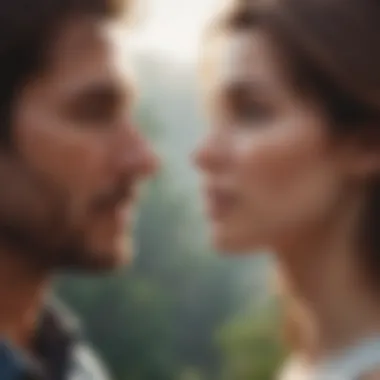Emotional Clarity in Relationships A serene landscape symbolizing emotional clarity