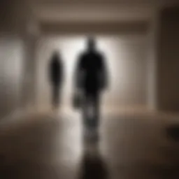 silhouette of a man walking away symbolizing betrayal