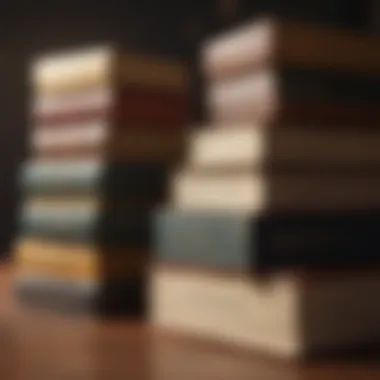 Timeless Literature A stack of classic novels