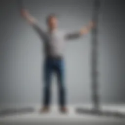 Illustration of a person breaking free from chains symbolizing liberation from Narcissistic Personality Disorder