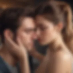 Illustration depicting the emotional turmoil of infidelity