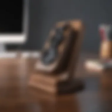 Stylish Wooden Phone Stand for Desk Stylish wooden phone stand for desk