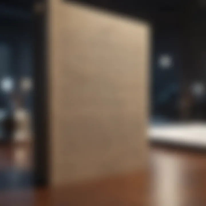 An open journal with motivational quotes