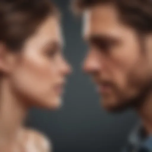 Illustration depicting the emotional landscape of dating with herpes