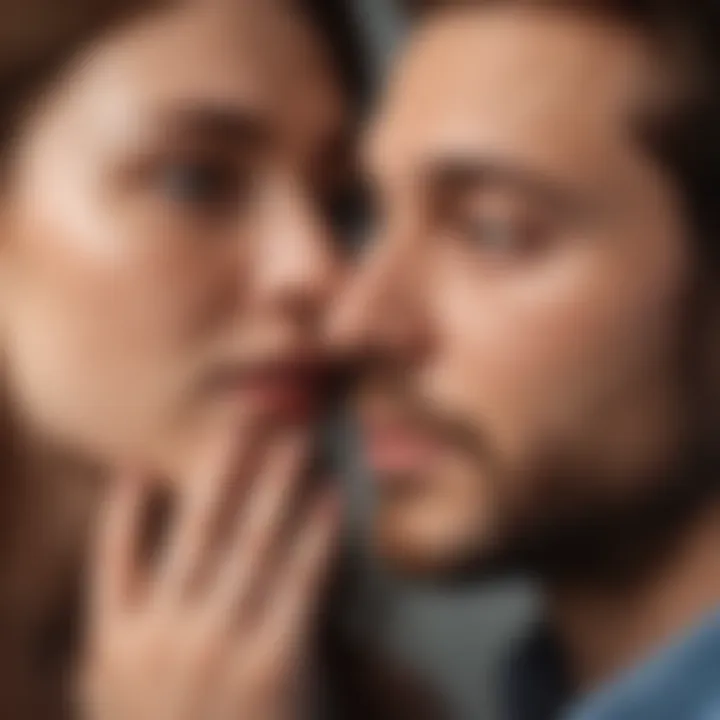 Finding Supportive Relationships Conceptual image illustrating support and understanding in love