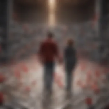 Emotional Navigation Maze of Hearts
