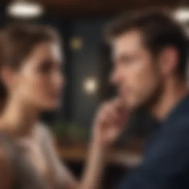 Communication Breakthrough: Meaningful Dialogues Couple Engaged in Deep Conversation