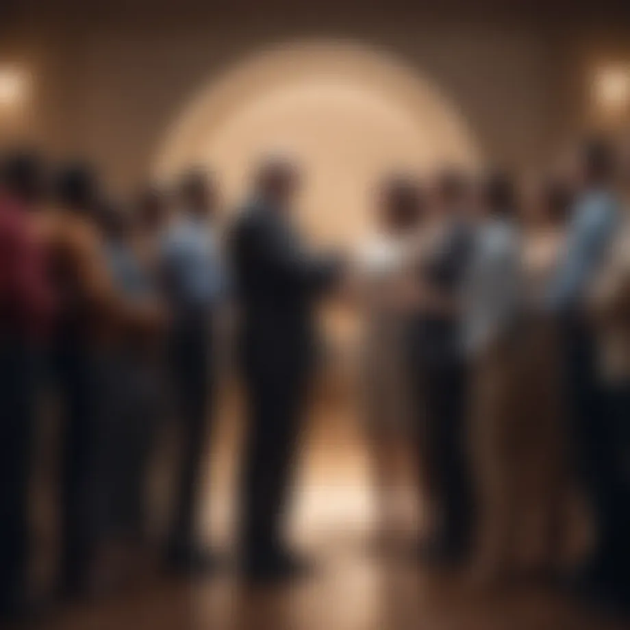 Supportive Circle Embracing Diversity