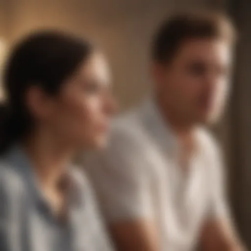 Couple engaging in active listening