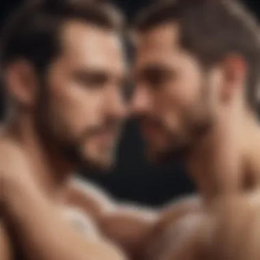 Strength in Unity: Supporting Your Partner A man supporting his partner, symbolizing strength in unity