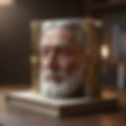 Enlightening Book Cover with Abstract Design