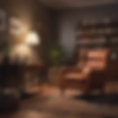 Create Your Personal Escape A serene reading nook with a plush chair and soft lighting