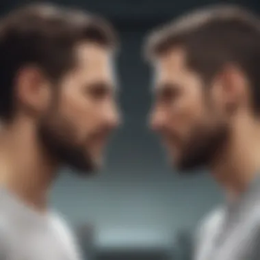 Abstract art representing interconnected relationships in emotional support