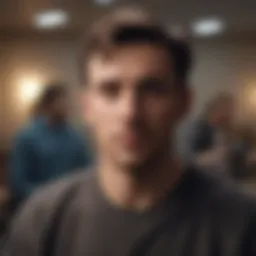 Virtual interaction between members in an online support group