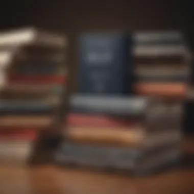 Influential Books on Self-Esteem A stack of influential books on self-esteem.