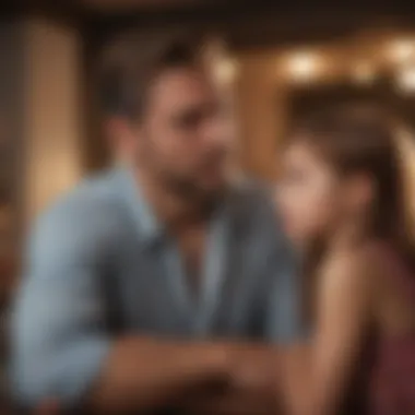 The Journey of a Single Dad A thoughtful single father contemplating online dating