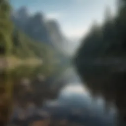 A serene landscape representing tranquility and clarity of mind.