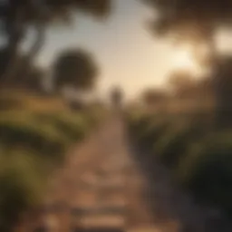 A serene landscape symbolizing personal growth
