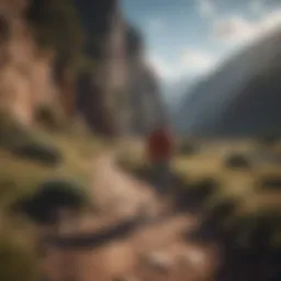 A serene landscape representing self-discovery