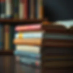 A stack of used self-help books with visible wear and tear, symbolizing their journey and value.