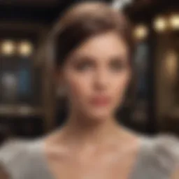 Elegant woman with a commanding presence
