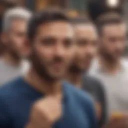 A vibrant community gathering showcasing diversity and support