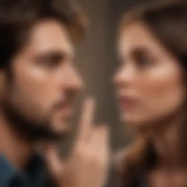 Deciphering Behavioral Cues Man observing his girlfriend's behavior