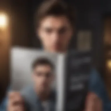 Exploring Self-Esteem Themes A close-up of a book cover featuring themes of self-esteem