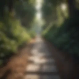 A serene pathway symbolizing personal growth