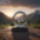 A serene landscape symbolizing emotional healing