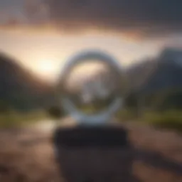 A serene landscape symbolizing emotional healing