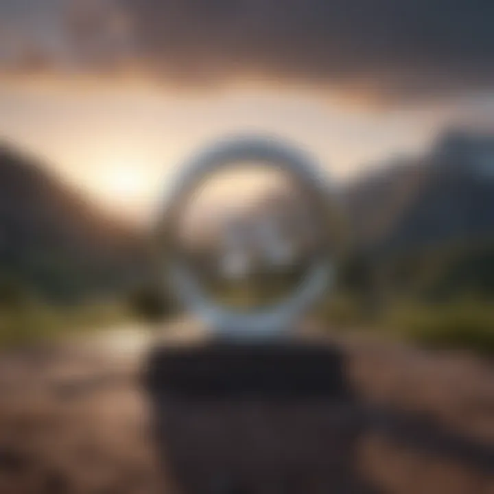 A serene landscape symbolizing emotional healing