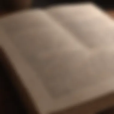 Key Insights from Influential Texts Close-up of an open book with highlighted passages