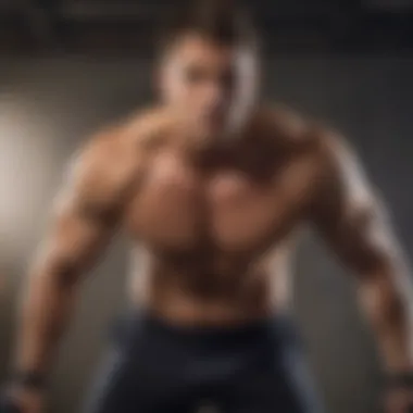High-Intensity Interval Training Man engaged in a high-intensity interval training session