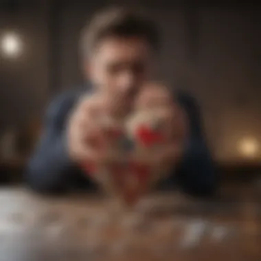 Emotional Distress A broken heart with puzzle pieces, denoting emotional distress