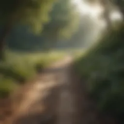 A serene landscape symbolizing peace and recovery