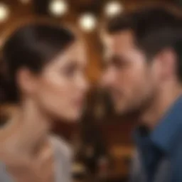 Couple engaged in a thoughtful conversation