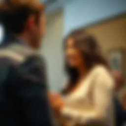 A couple communicating openly