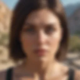 Illustration depicting a complex psychological landscape