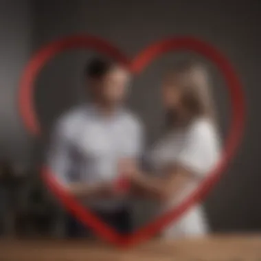 Recognizing Emotional Changes in Partners Emotional disconnect illustrated by a fading heart