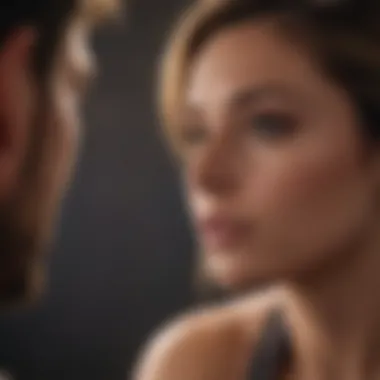 Introspective Analysis Pensive woman reflecting on her relationship