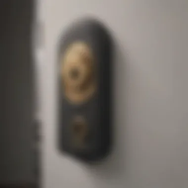 Key to Knowledge: Minimalist Design Minimalist design showcasing a key unlocking intellectual doors