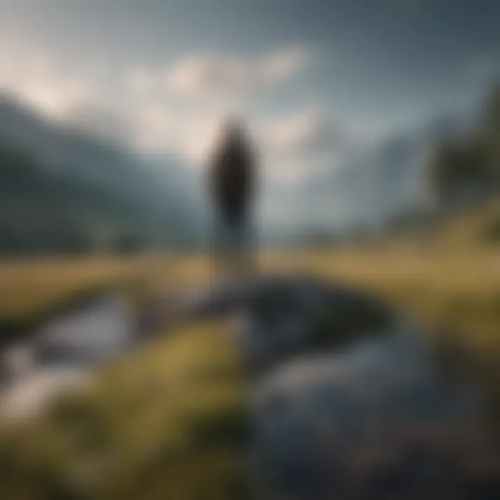 A serene landscape symbolizing emotional balance