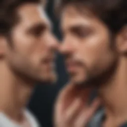 Symbolizing the complexity of emotions after betrayal