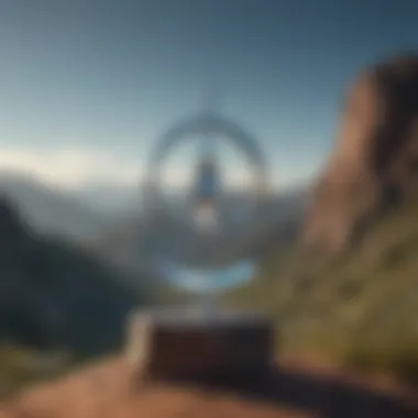 Symbol of Emotional Balance A serene landscape symbolizing emotional balance