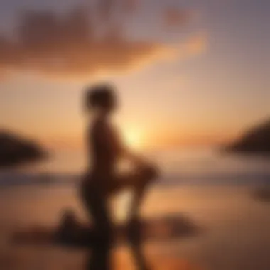 Sunset Yoga: Embracing Inner Peace Yoga Retreat Sunset Silhouette