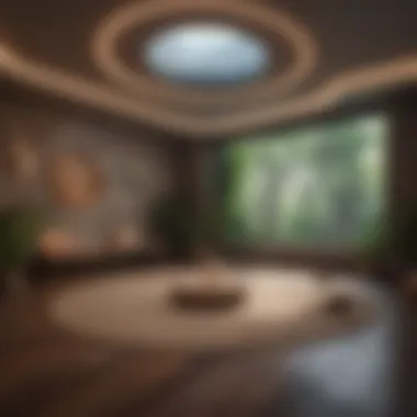 Meditation Space for Mental Wellness Calm space designed for meditation and relaxation